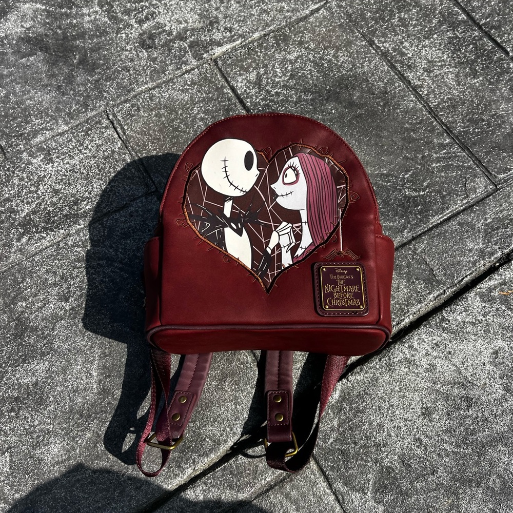 Disney The Nightmare Before Christmas Red Backpack